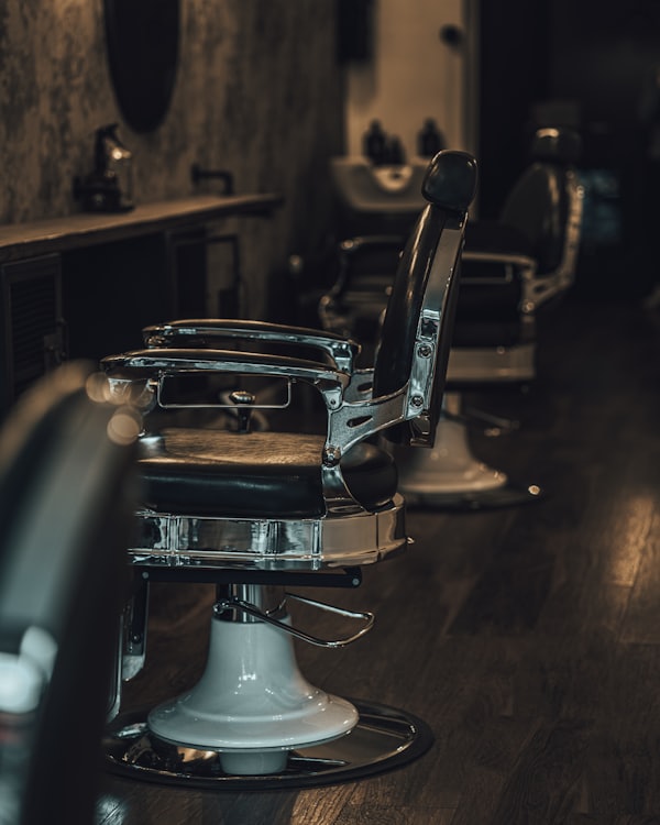 Friseurstuhl im Salon